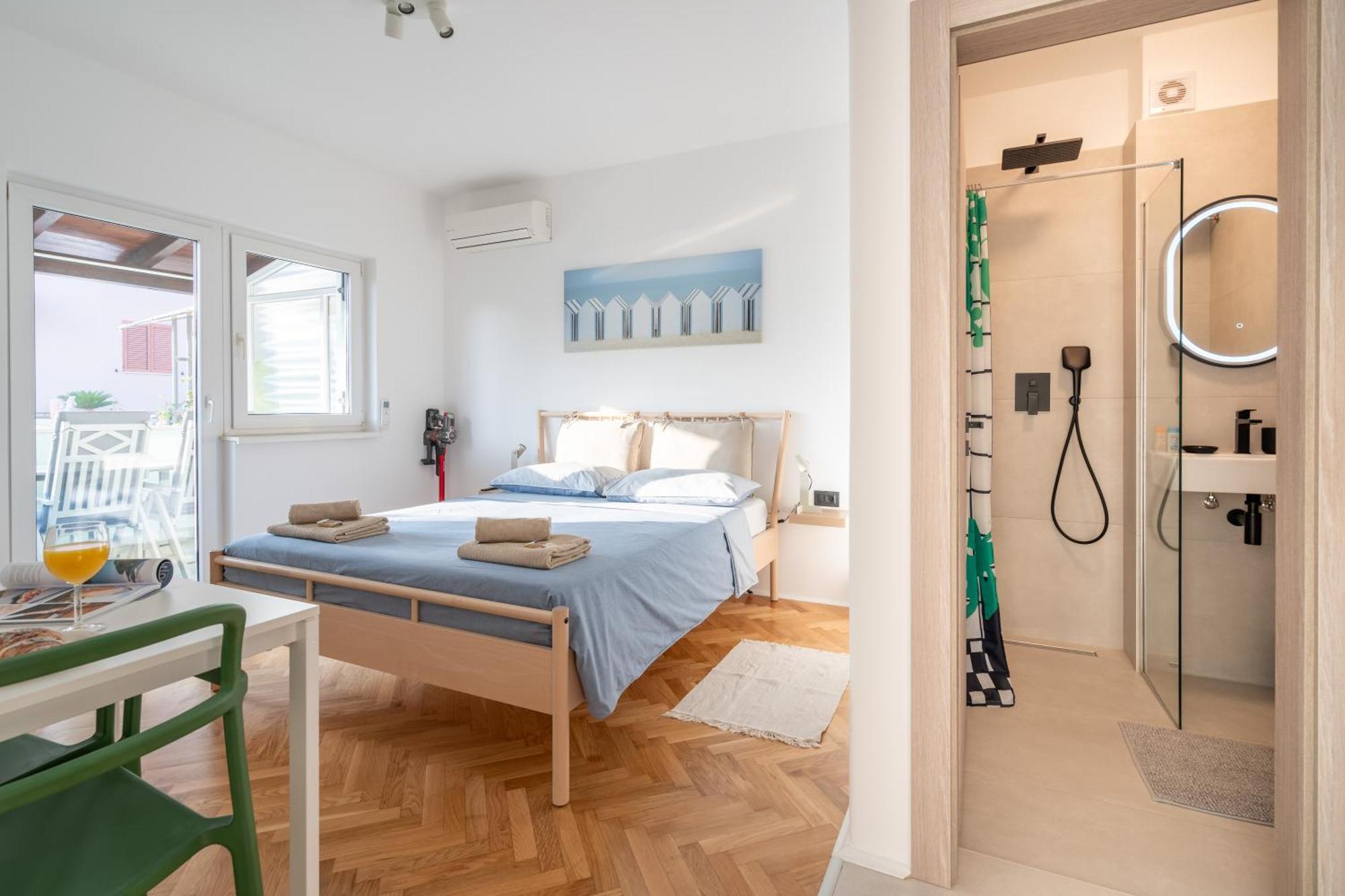 New! D31 Studio W2 Bikes, Sunny Terrace & Parking Rovinj Exterior photo